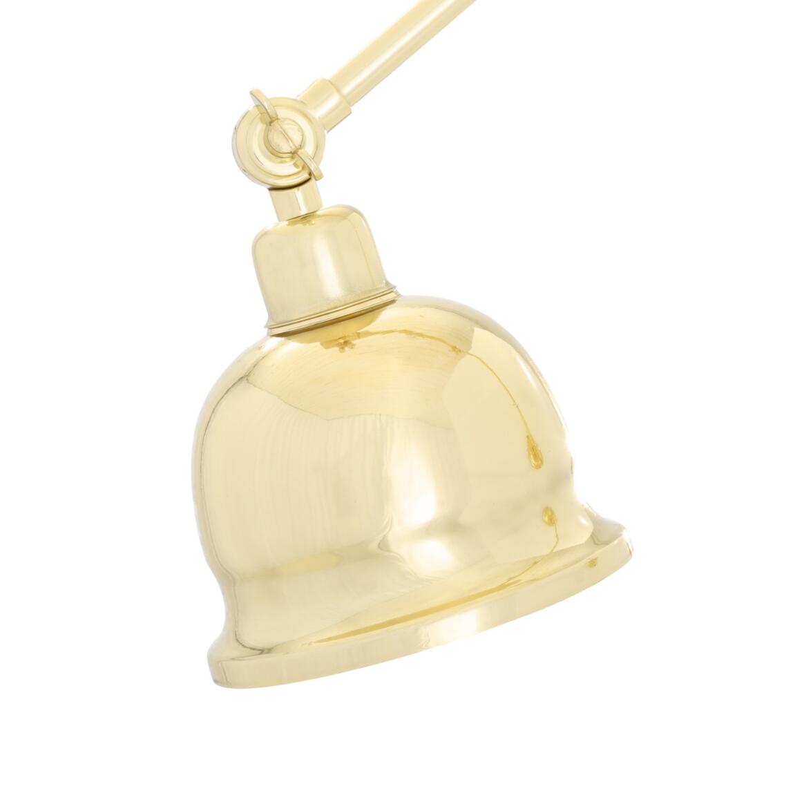Mullan - Dale Vintage Adjustable Brass Picture Light 15cm IP20 - Polished Brass Finish