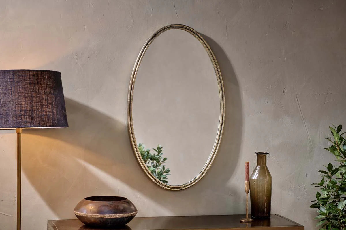 Nkuku Almora Oval Mirror