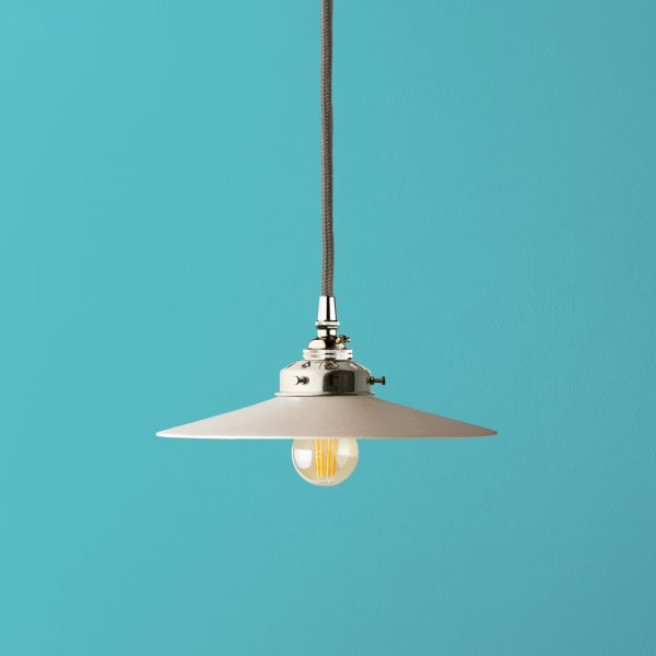 Pooky - Cecilia Ceramic Pendant Light Shade - Natural Plaster