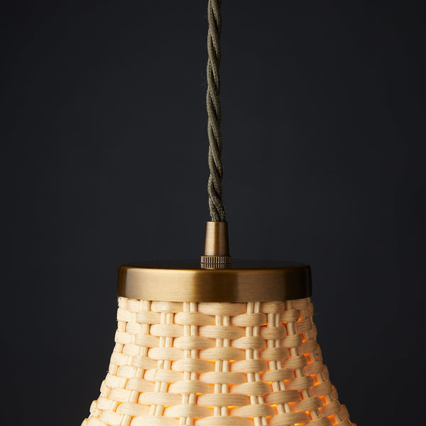 Pooky - Albus Pendant Light - Natural Cane