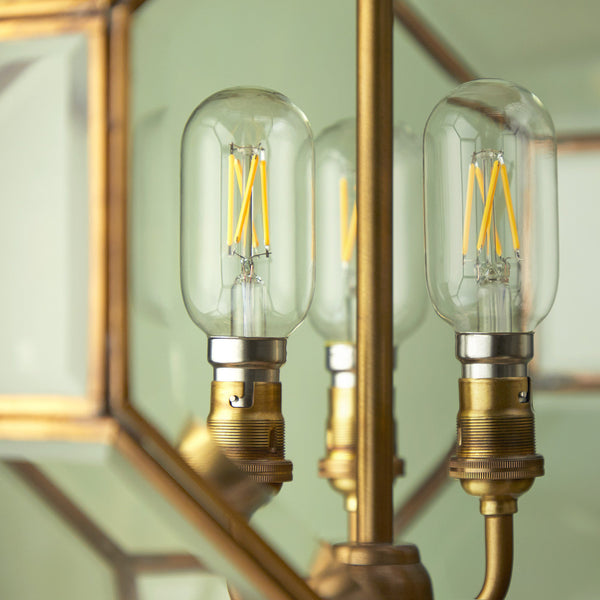 Pooky - Ballina Pendant Light - Brass And Bevelled Glass