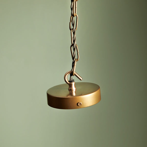 Pooky - Ballina Pendant Light - Brass And Bevelled Glass