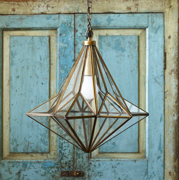 Pooky - Connie Pendant Light - Antique Brass