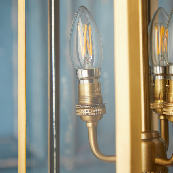 Pooky - Dontanello Pendant Light - Brass And Clear Glass