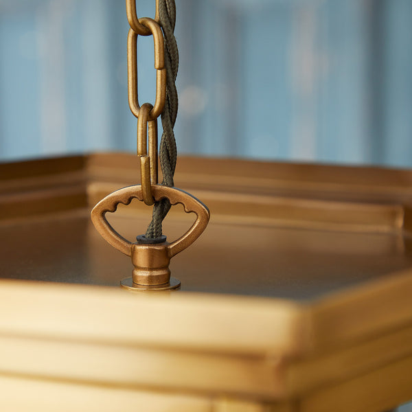 Pooky - Dontanello Pendant Light - Brass And Clear Glass