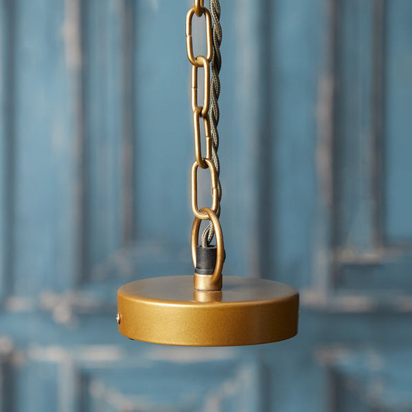 Pooky - Dontanello Pendant Light - Brass And Clear Glass
