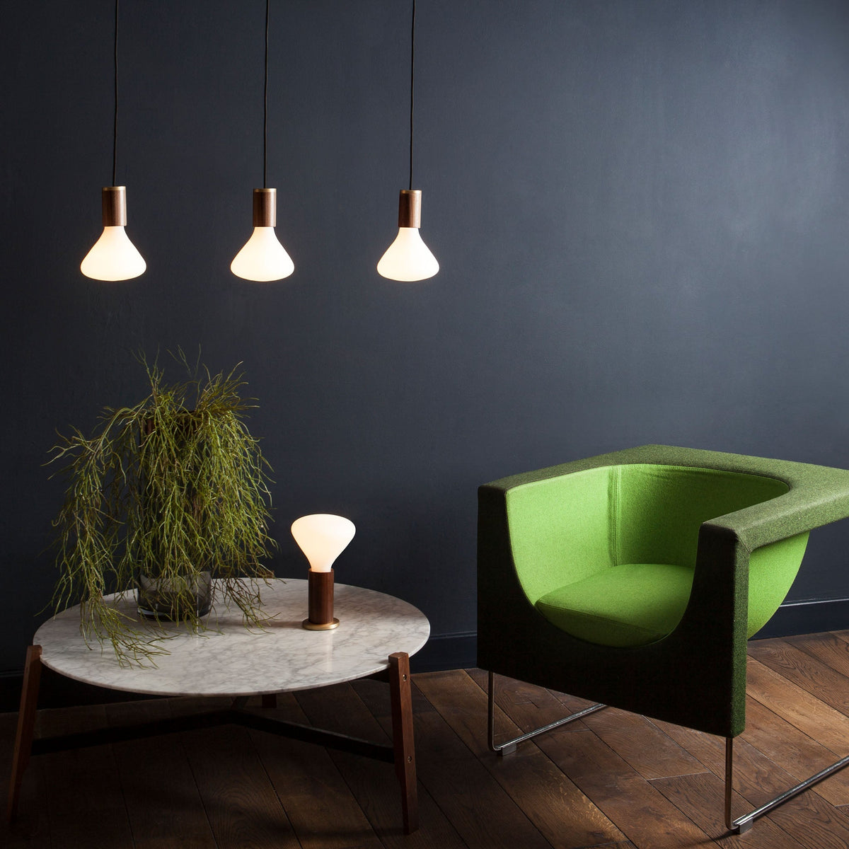 Tala Noma Pendant Light in Walnut