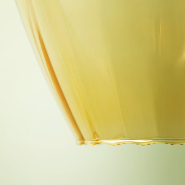 Pooky - Lisboa Pendant Light Shade - Small - Amber Glass
