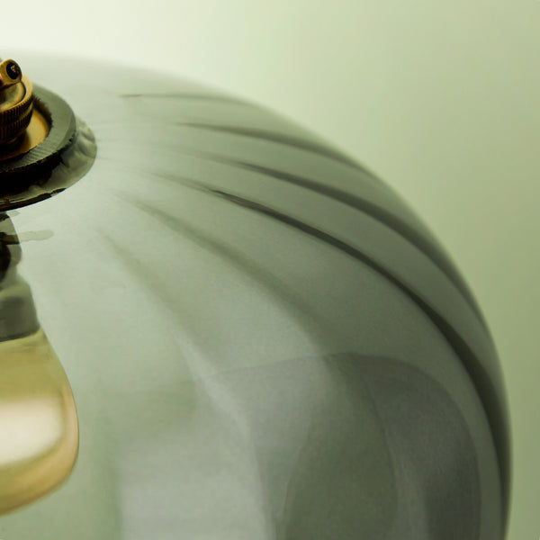 Pooky - Lisboa Pendant Light Shade - Small - Smoke Glass