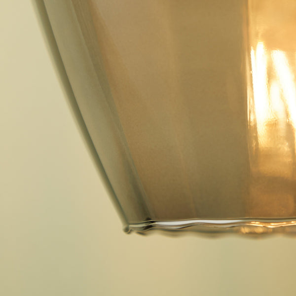 Pooky - Lisboa Pendant Light Shade - Small - Smoke Glass