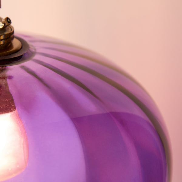 Pooky - Lisboa Pendant Light Shade - Small - Violet Glass