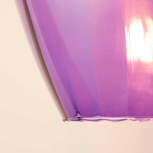 Pooky - Lisboa Pendant Light Shade - Small - Violet Glass