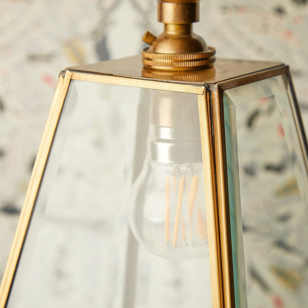 Pooky - Luxor Lantern Pendant Light Shade - Smaller - Clear Glass