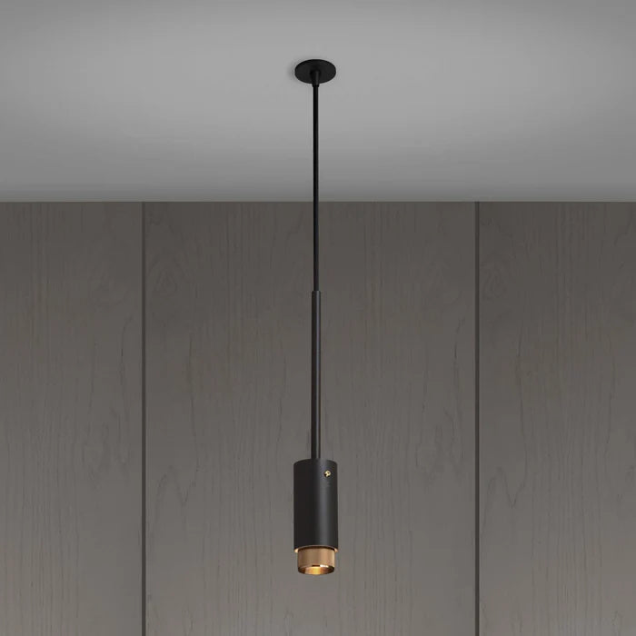 Buster & Punch Exhaust Pendant - Linear - Graphite - Brass