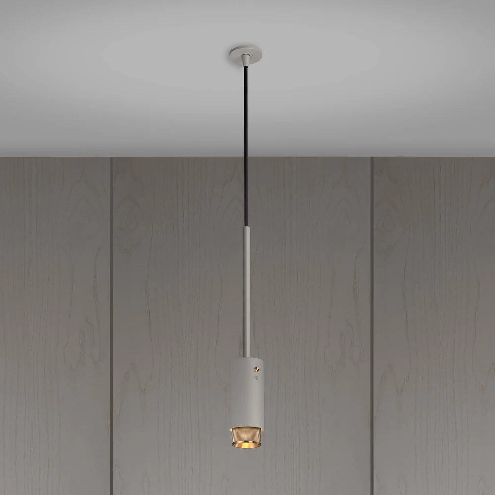 Buster & Punch Exhaust Pendant - Cross - Stone - Brass