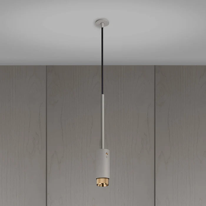 Buster & Punch Exhaust Pendant - Cross - Stone - Brass