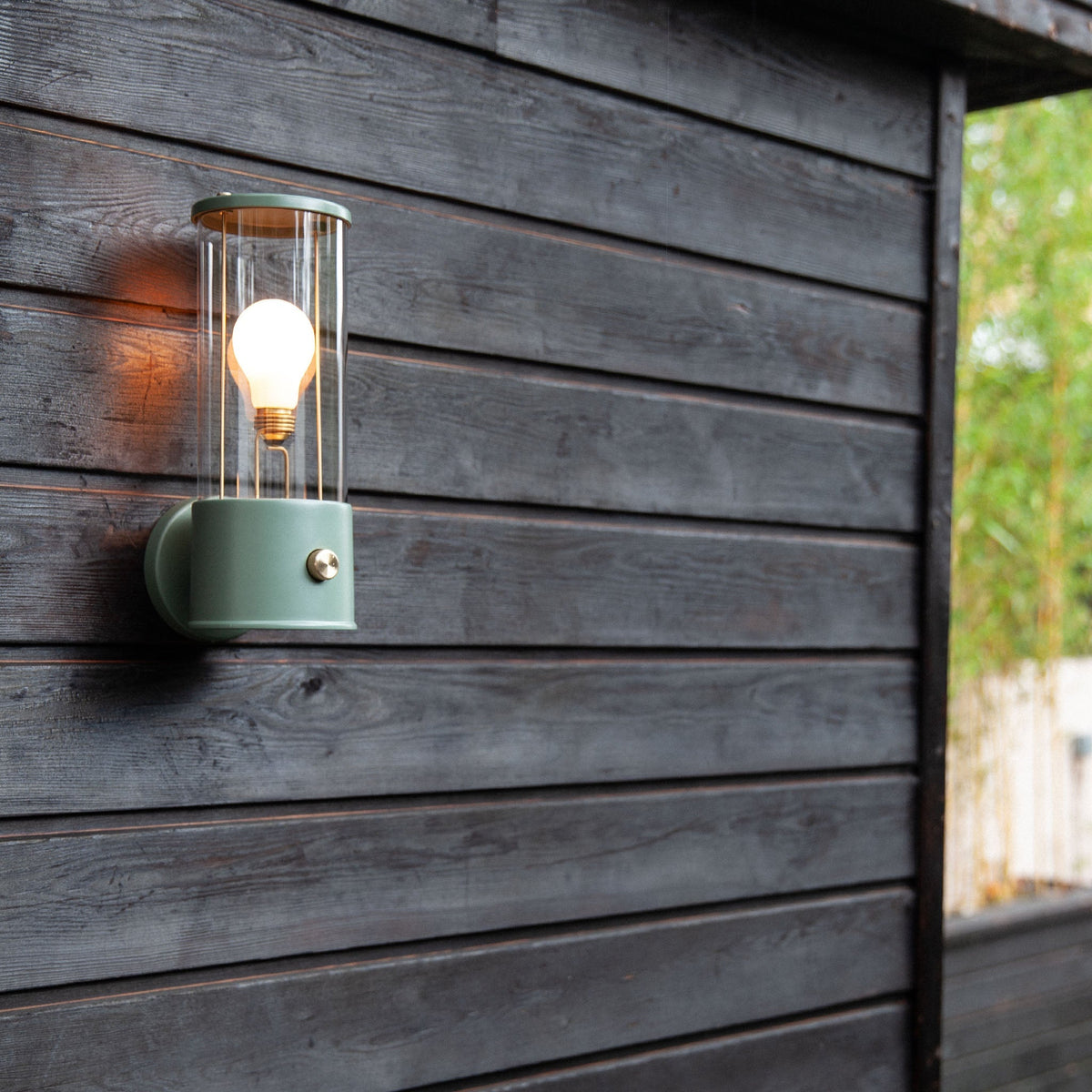 Tala The Muse Wall Light in Pleasure Garden Green