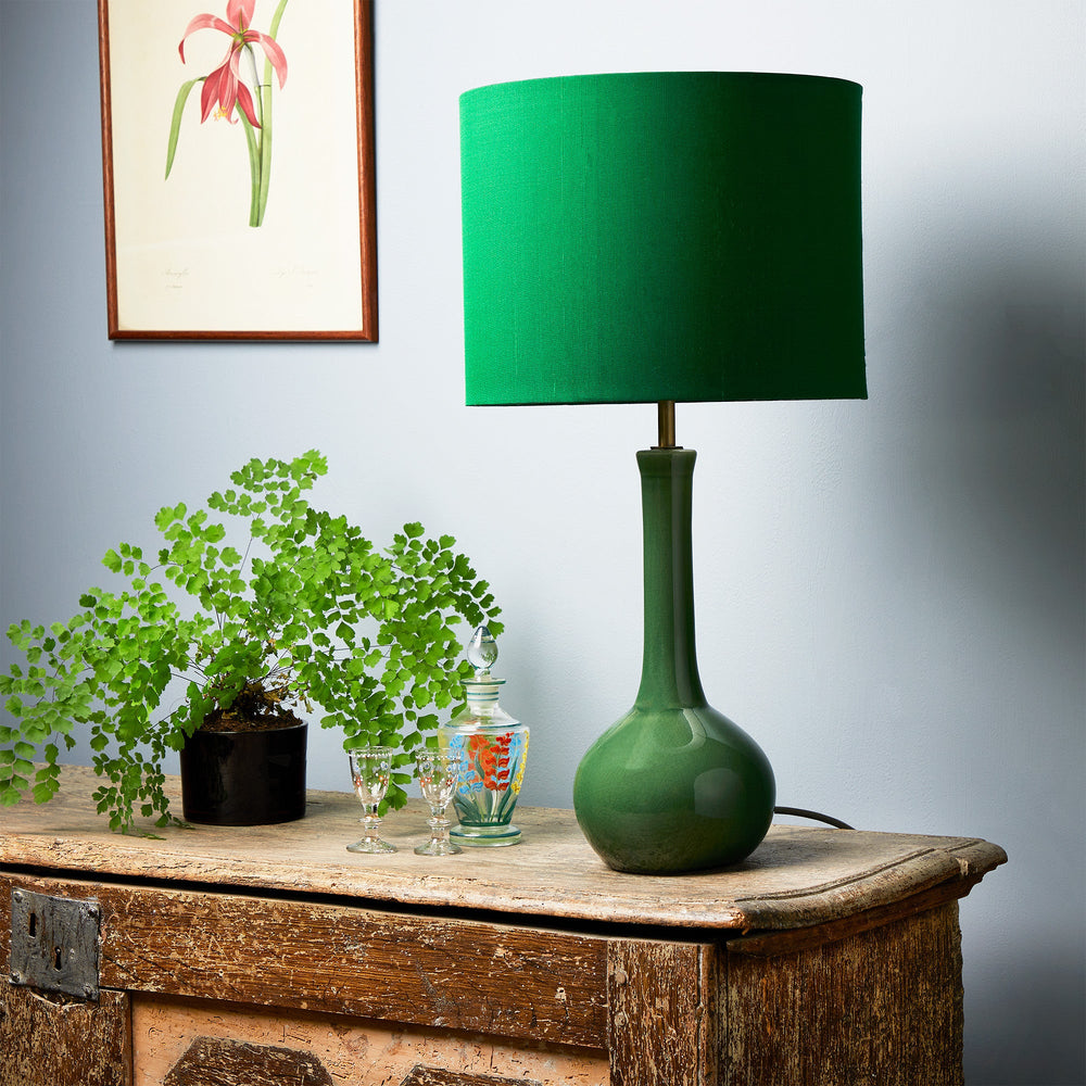 Pooky - Ellie Table Lamp Base - Blue and White Stripes