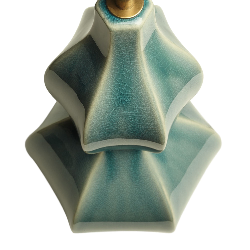 Pooky - Gourdon Table Lamp Base - Seaweed Ceramic
