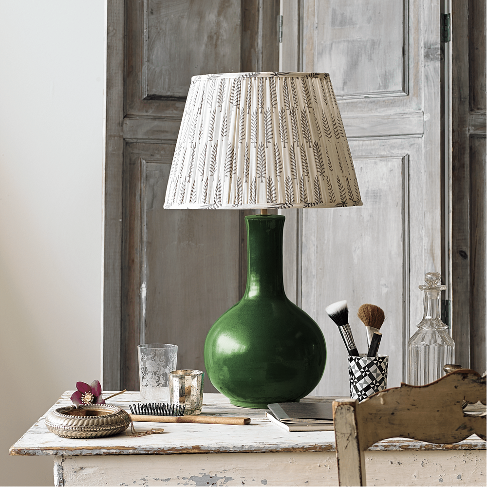 Pooky - Nellie Table Lamp Base - Green Glaze