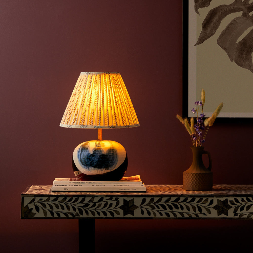 Pooky - Robyn Table Lamp Base - Blue and White Ceramic