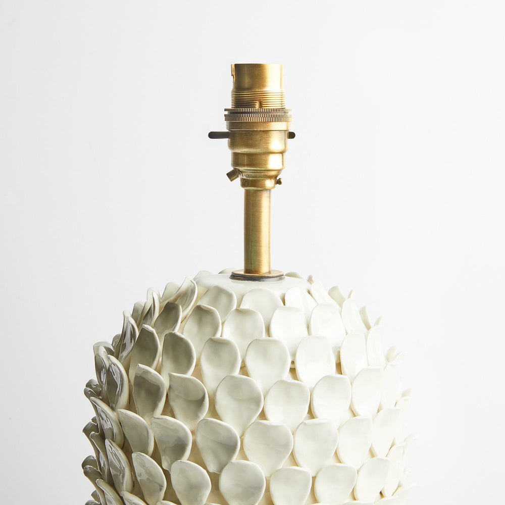 Pooky - Smaller Stucco Table Lamp - Stone