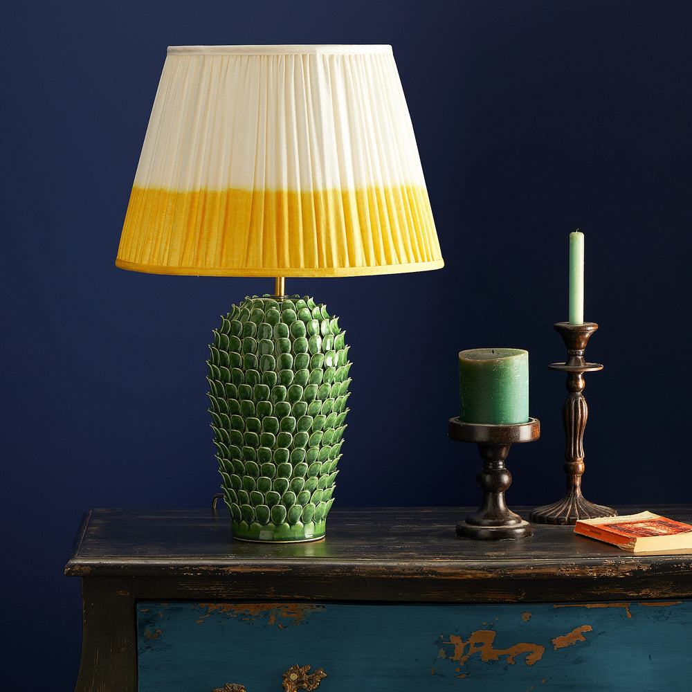 Pooky - Regular Stucco Table Lamp Base - Emerald