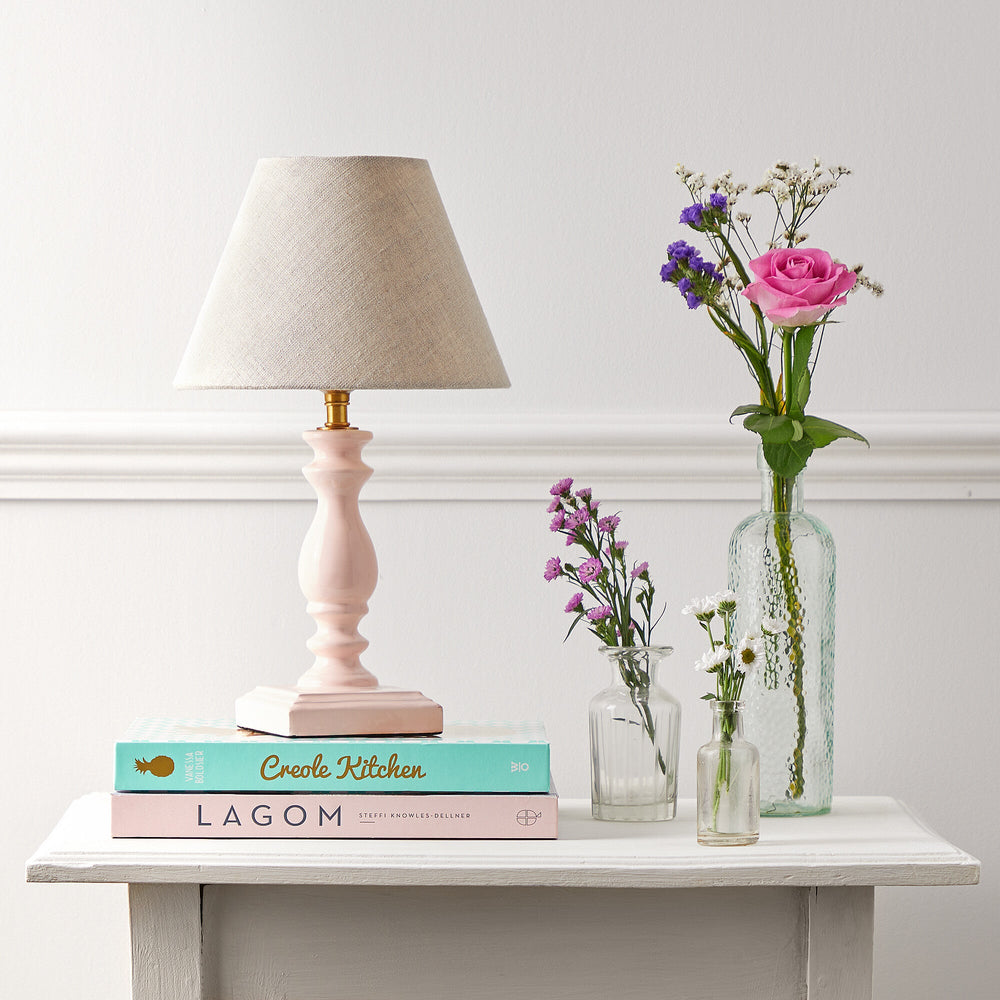 Pooky - Wilma Table Lamp Base - Pale Pink