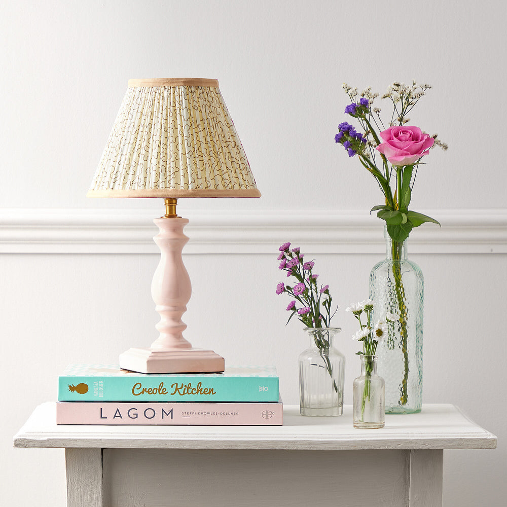 Pooky - Wilma Table Lamp Base - Pale Pink