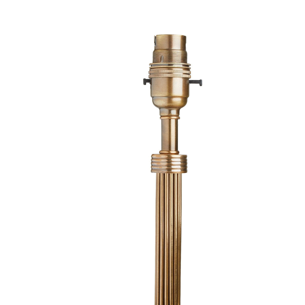 Pooky - Smaller Wrappling Table Lamp Base - Antique Brass