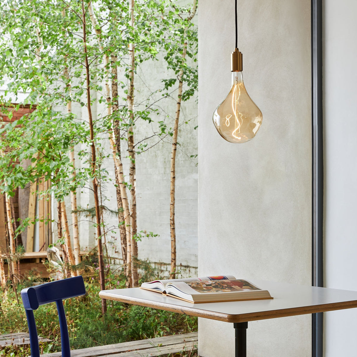 Tala Voronoi II Plug-In Pendant in Brass