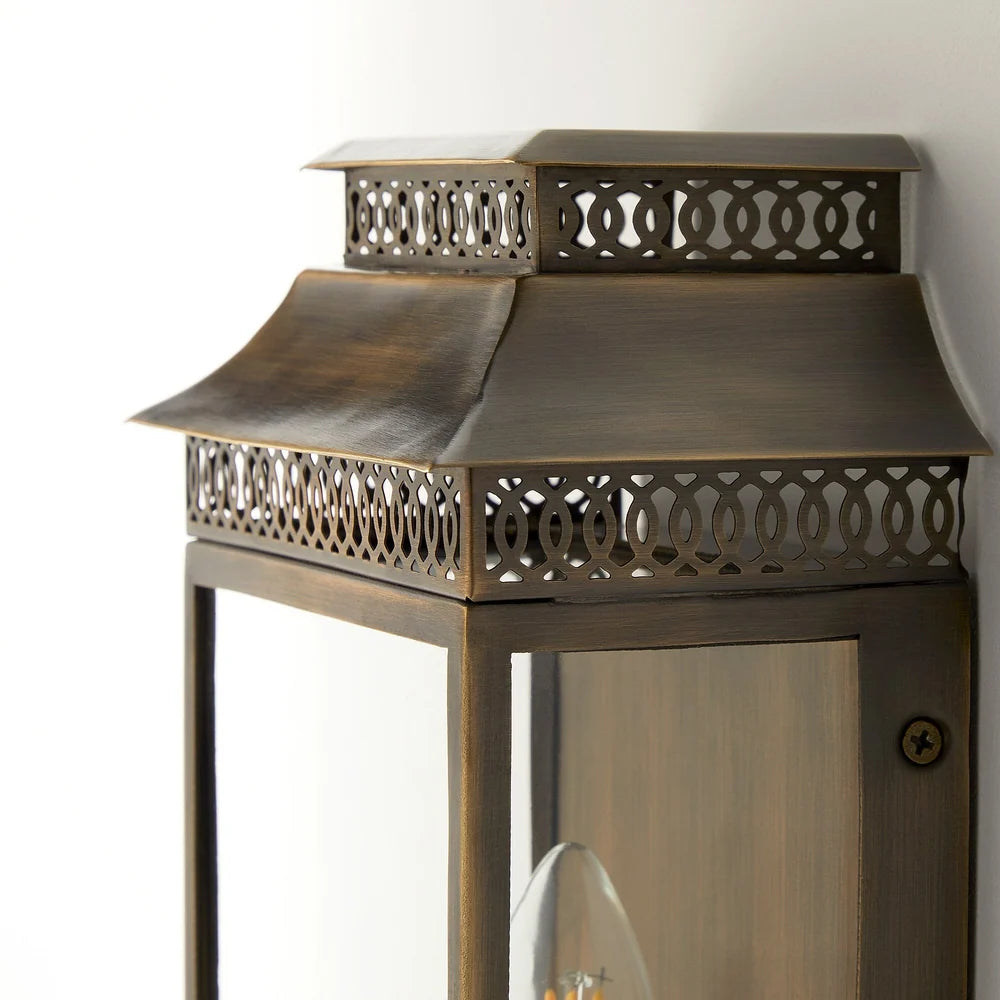 Pooky Hastings Exterior IP44 Wall Light in Bronze
