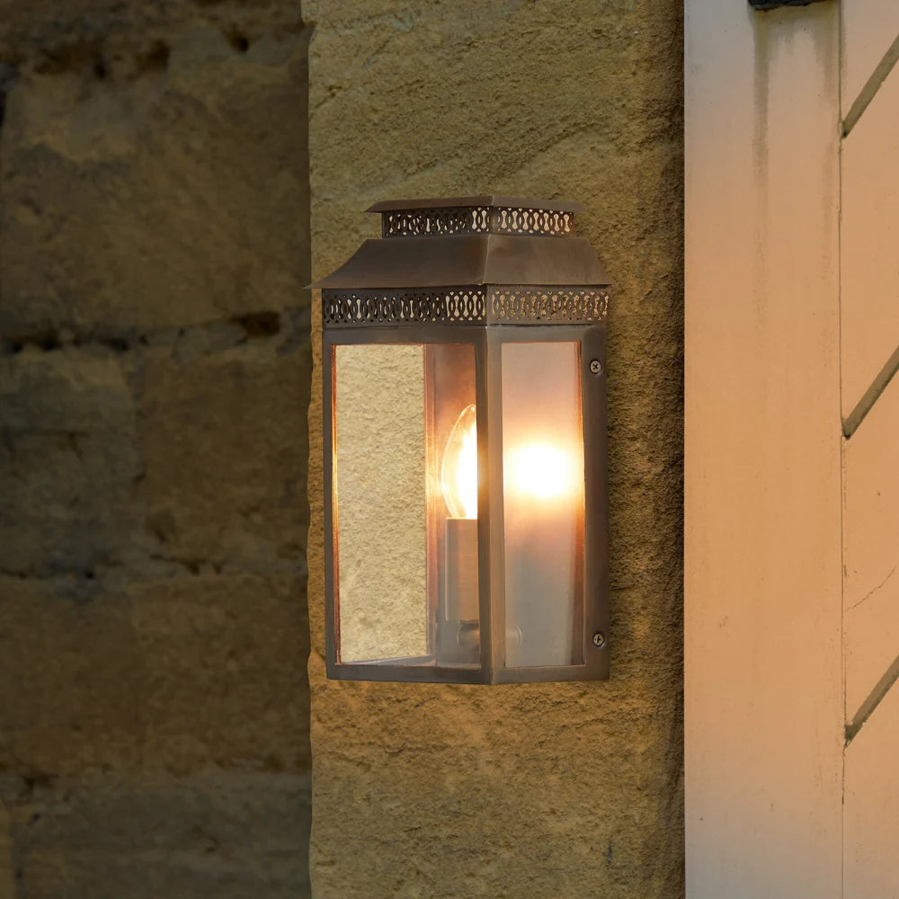 Pooky Hastings Exterior IP44 Wall Light in Bronze