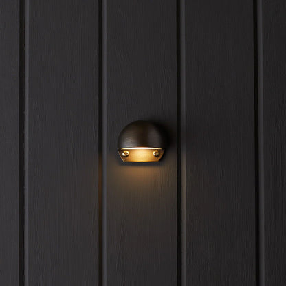 Pooky Mousehole IP65 Outdoor Path Wall Light in Bronze