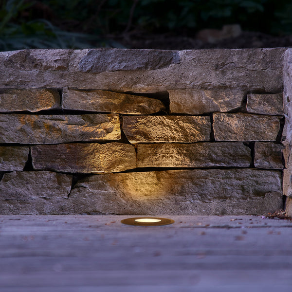 Pooky - Ogroats Ip67 Recessed Decking Light - Antique Brass