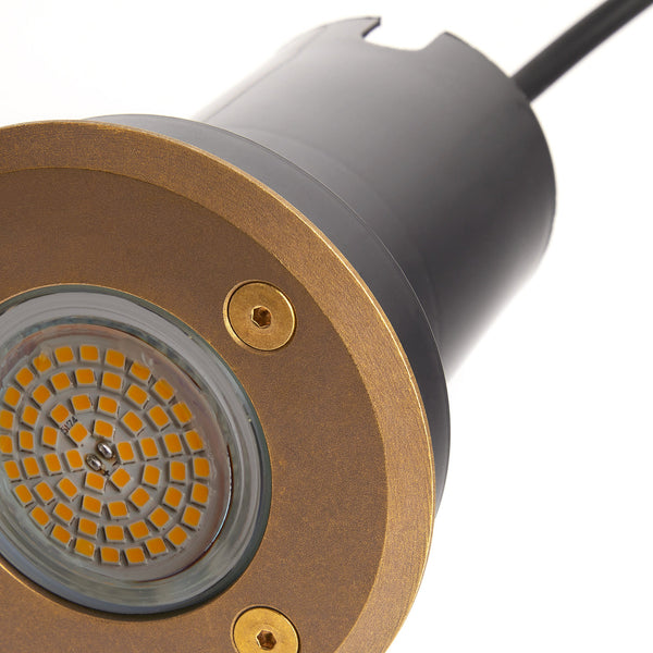 Pooky - Ogroats Ip67 Recessed Decking Light - Antique Brass