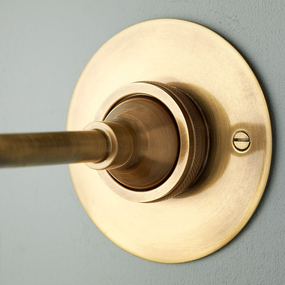 Pooky - Whizzer Wall Light - Antique Brass