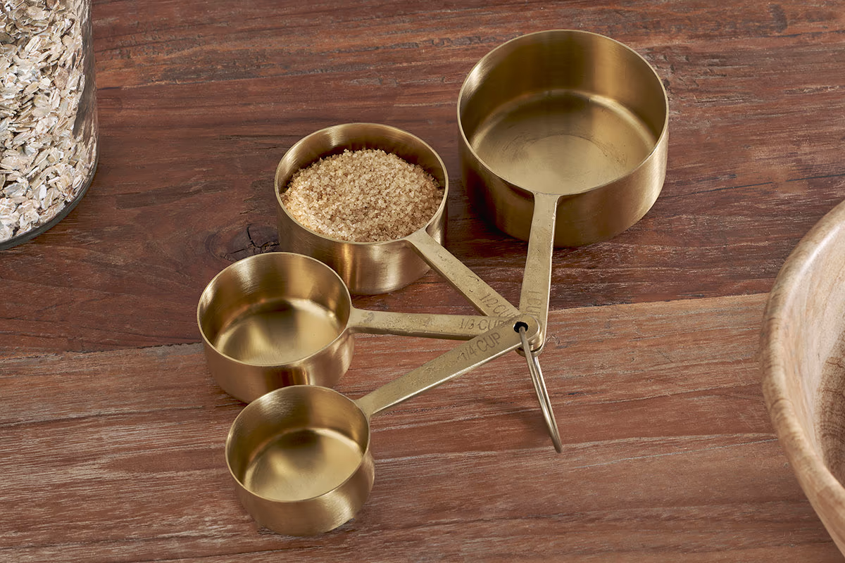 Nkuku - Mane Measuring Cups - Brushed Gold