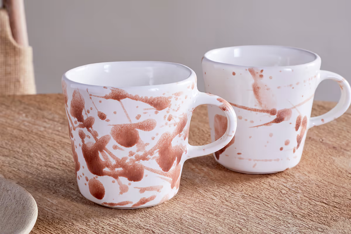 Nkuku - Canela Mug - Dusty Terracotta - (Set of 2)