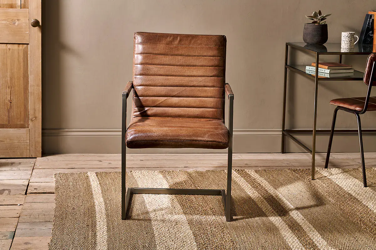 Nkuku - Wamma Leather Desk Chair