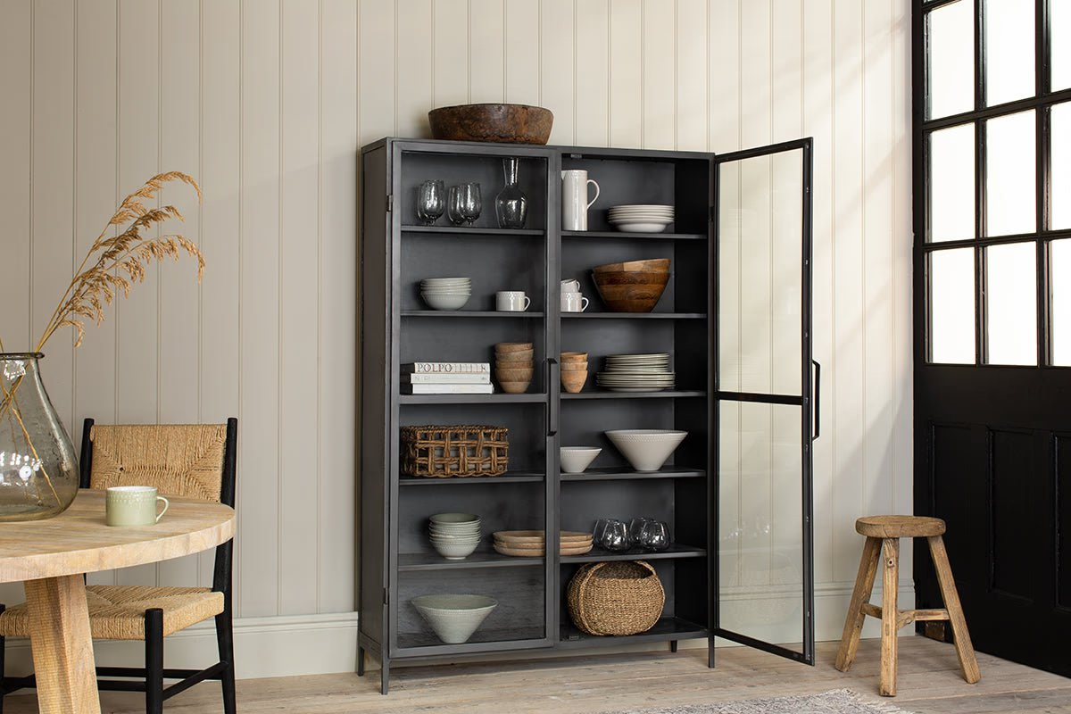 Nkuku - Takua Iron Cabinet - Wide