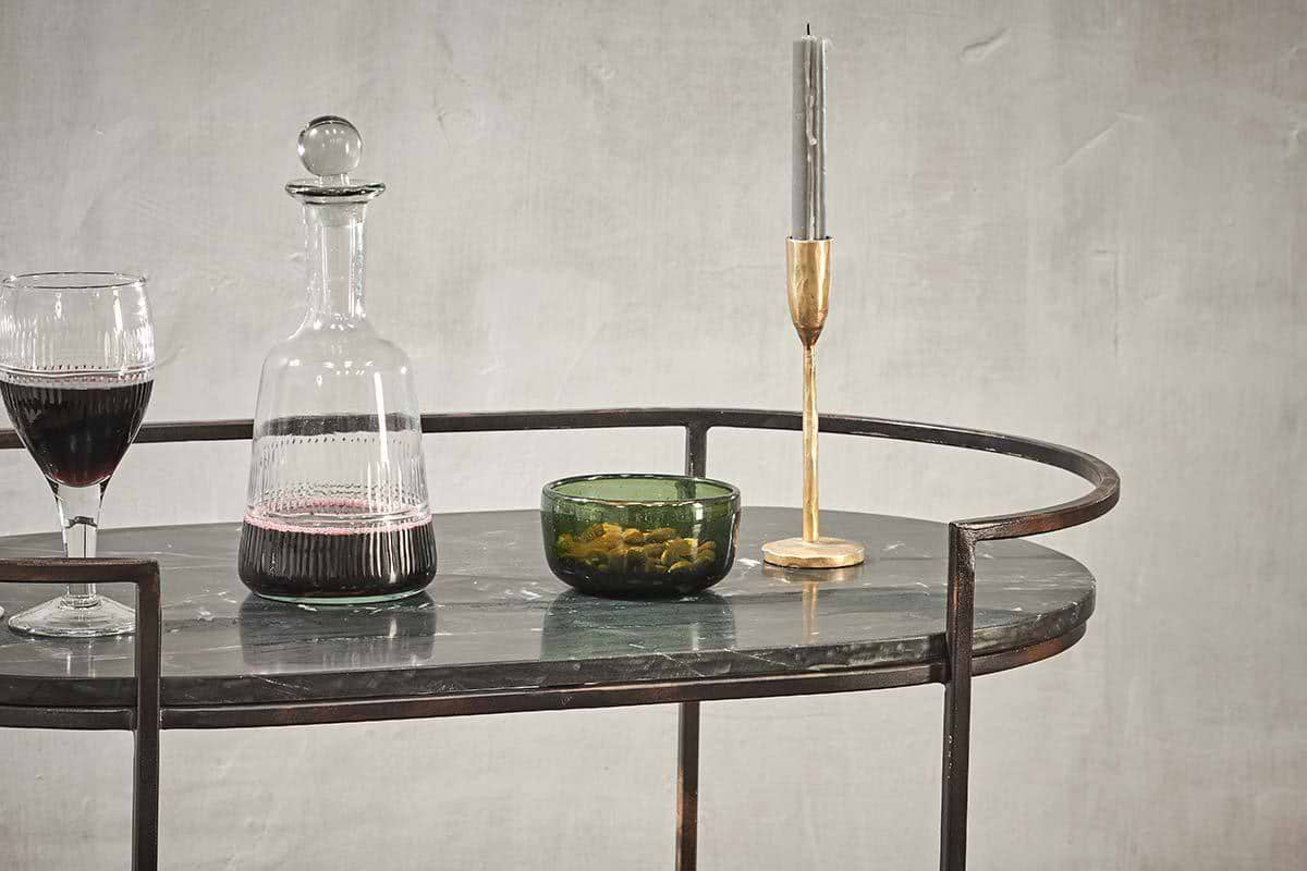 Nkuku - Karoko Marble Drinks Table