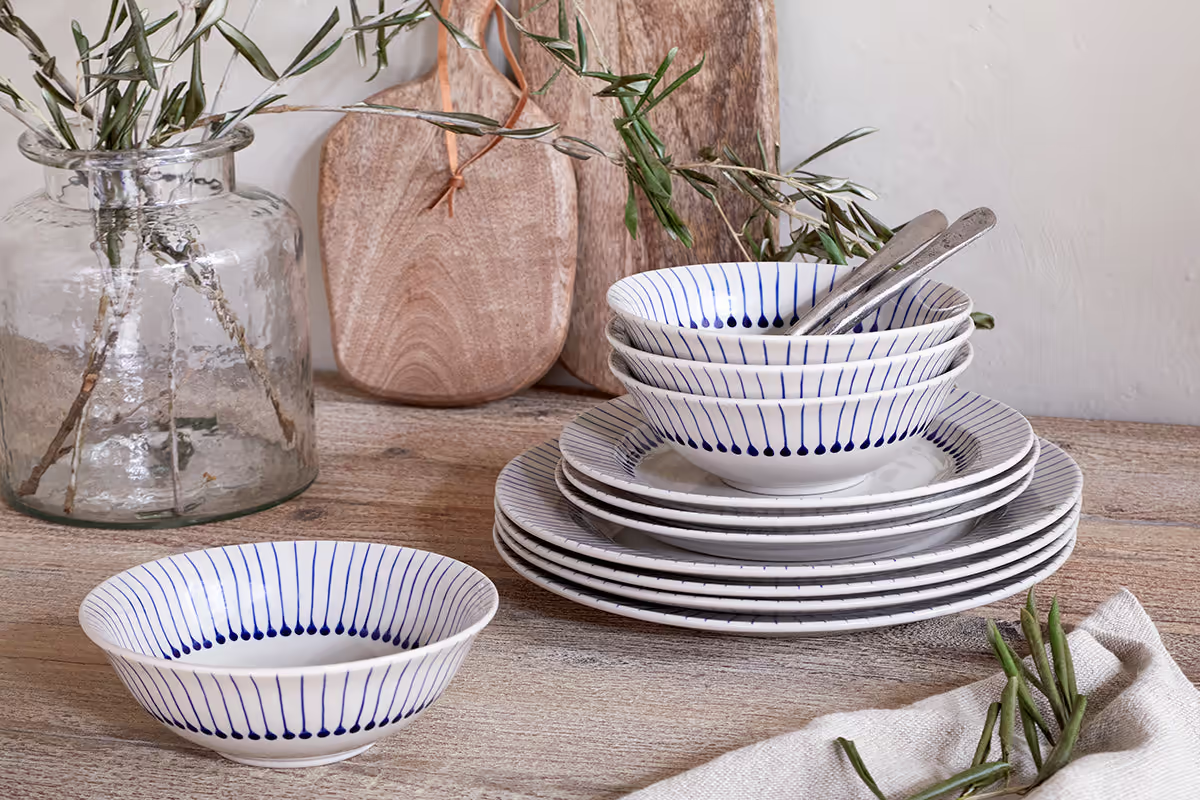 Nkuku - Iba Cereal Bowl - Indigo
