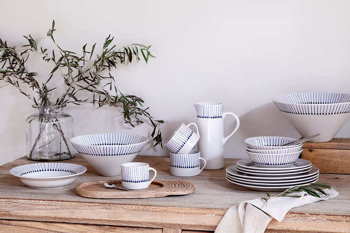 Nkuku - Iba Cereal Bowl - Indigo