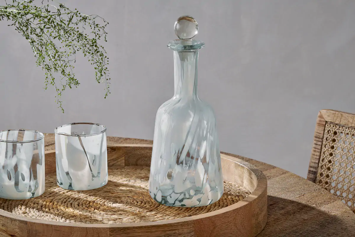 Nkuku - Lohara Decanter - White