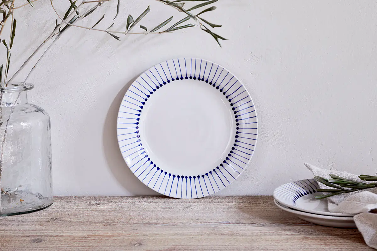 Nkuku - Iba Side Plate - Indigo