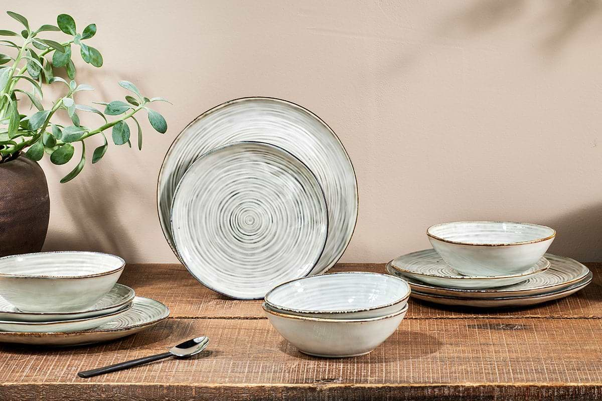 Nkuku - Dhanuk Ceramic Cereal Bowl - Cream
