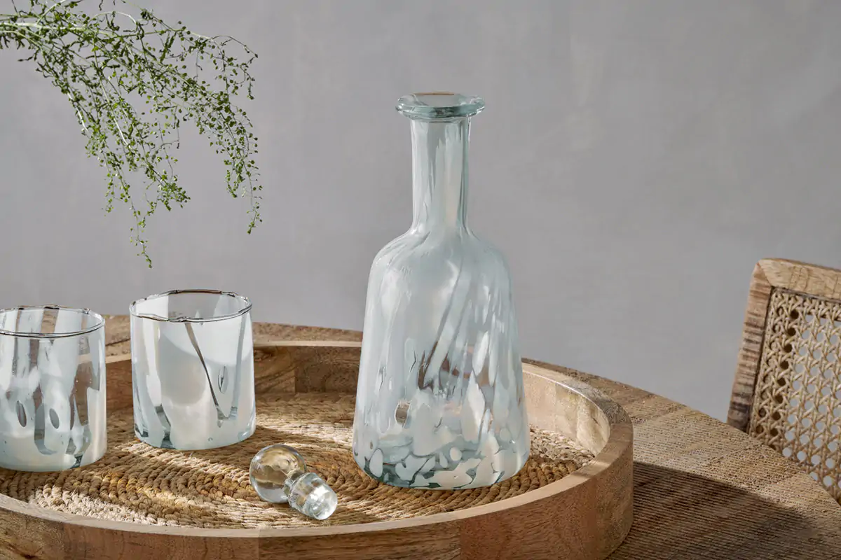 Nkuku - Lohara Decanter - White