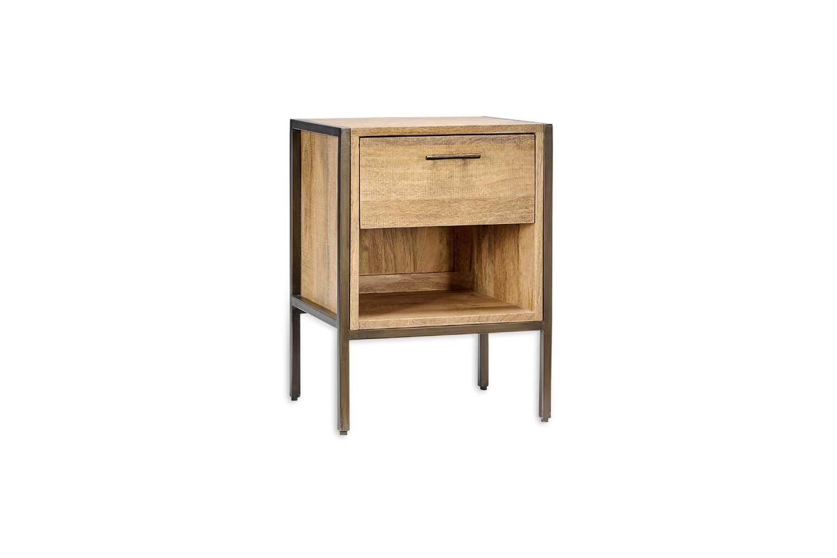 Nkuku - Dasai Mango Wood Bedside Table
