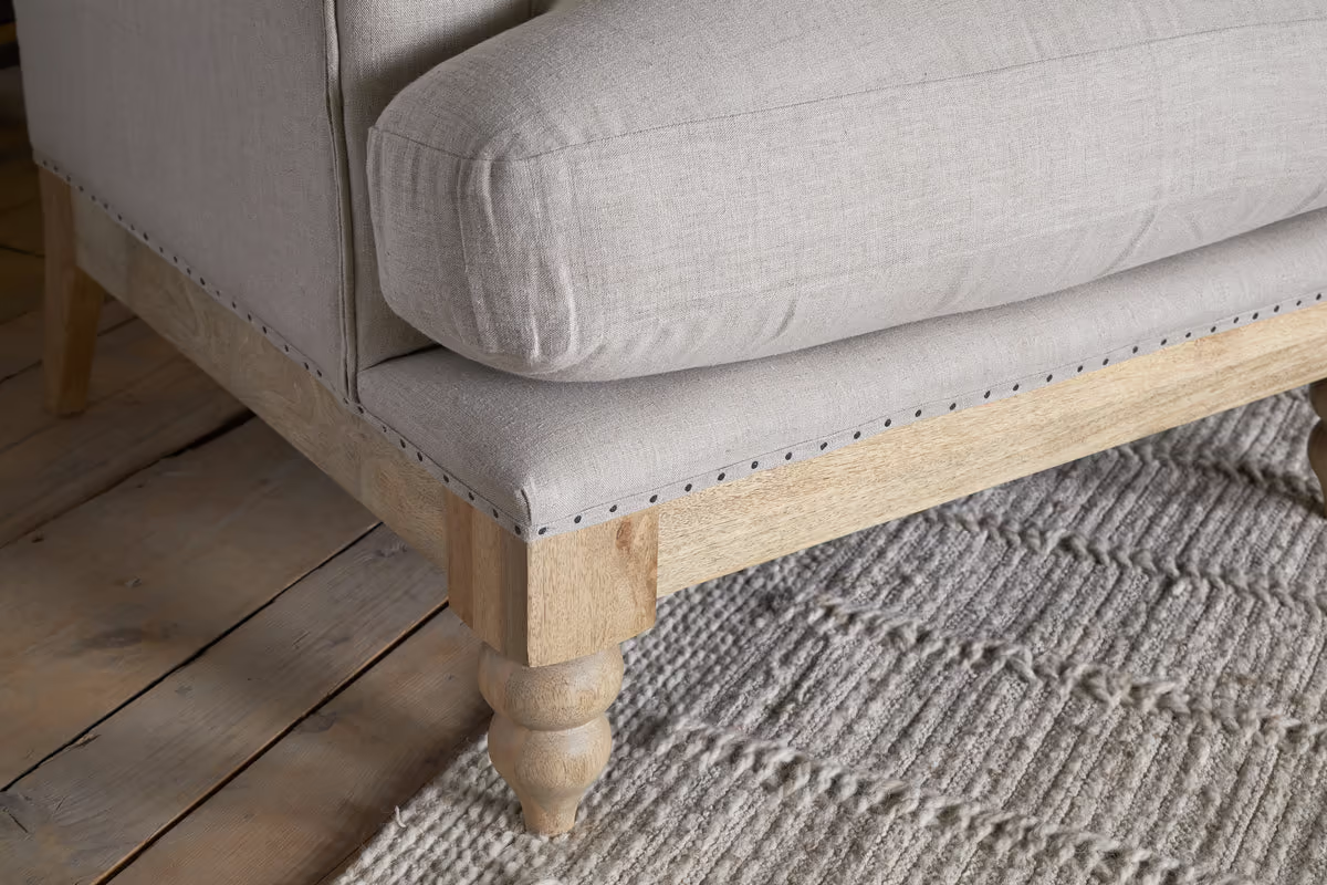 Nkuku - Kashi Linen Armchair - Natural